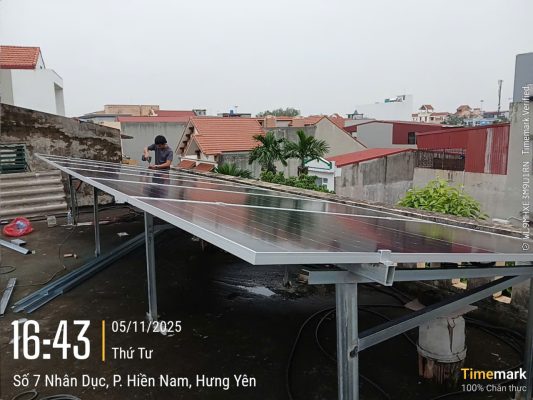 điện năng lượng mặt trời